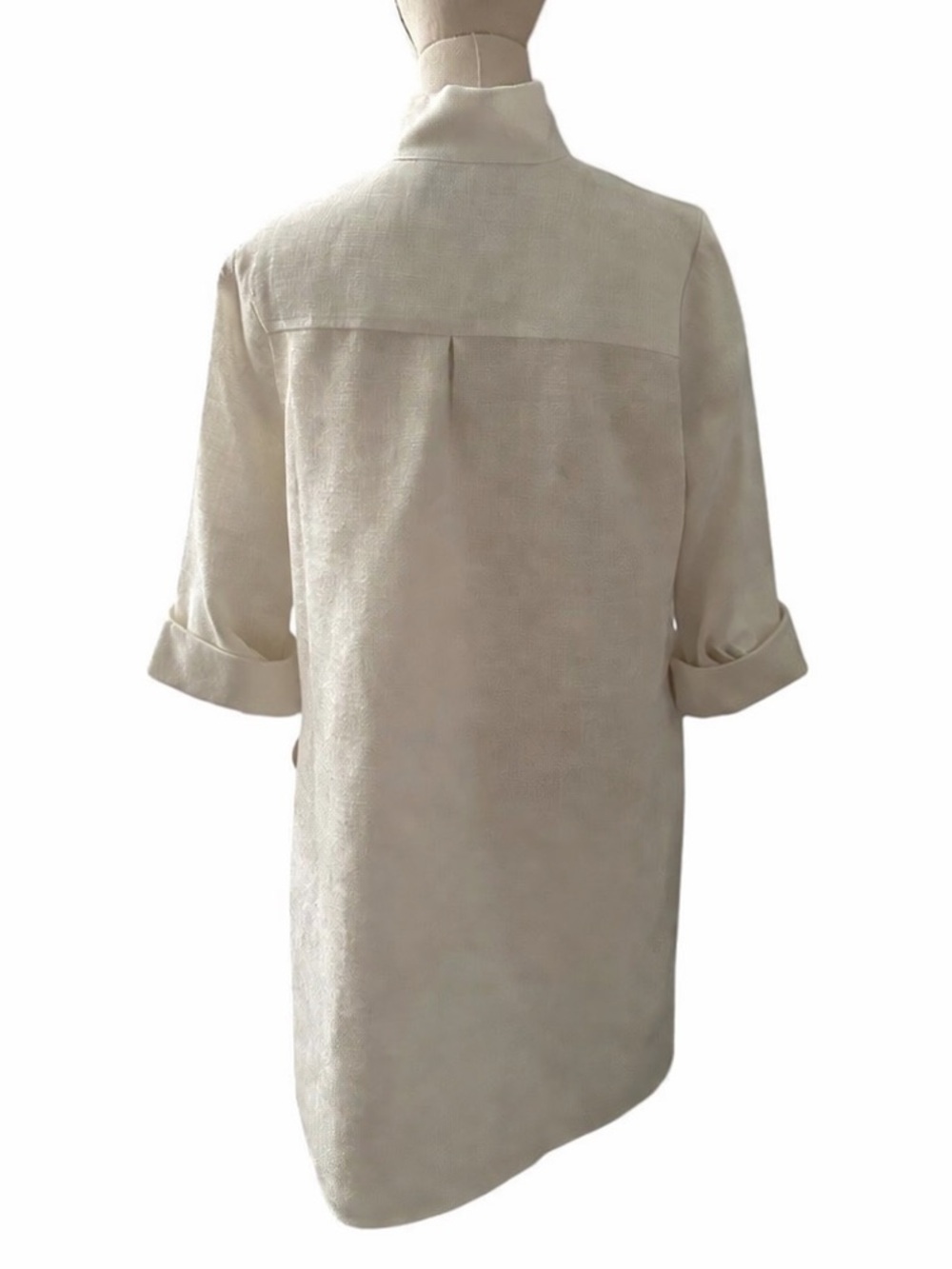 Tuckernuck Linen Cotton Blend Collared Dress size women’s small - Picture 4 of 11